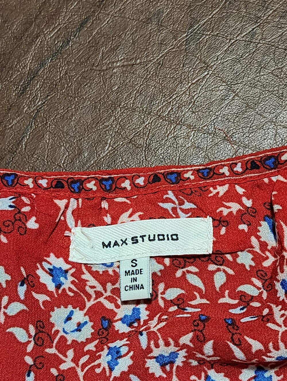 Max Studio Red Floral Tiered Maxi Dress - Picture 7 of 10
